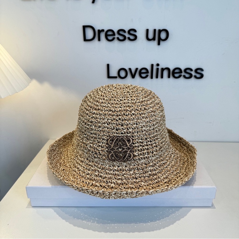 Loewe Hat with Decorative Emblem
